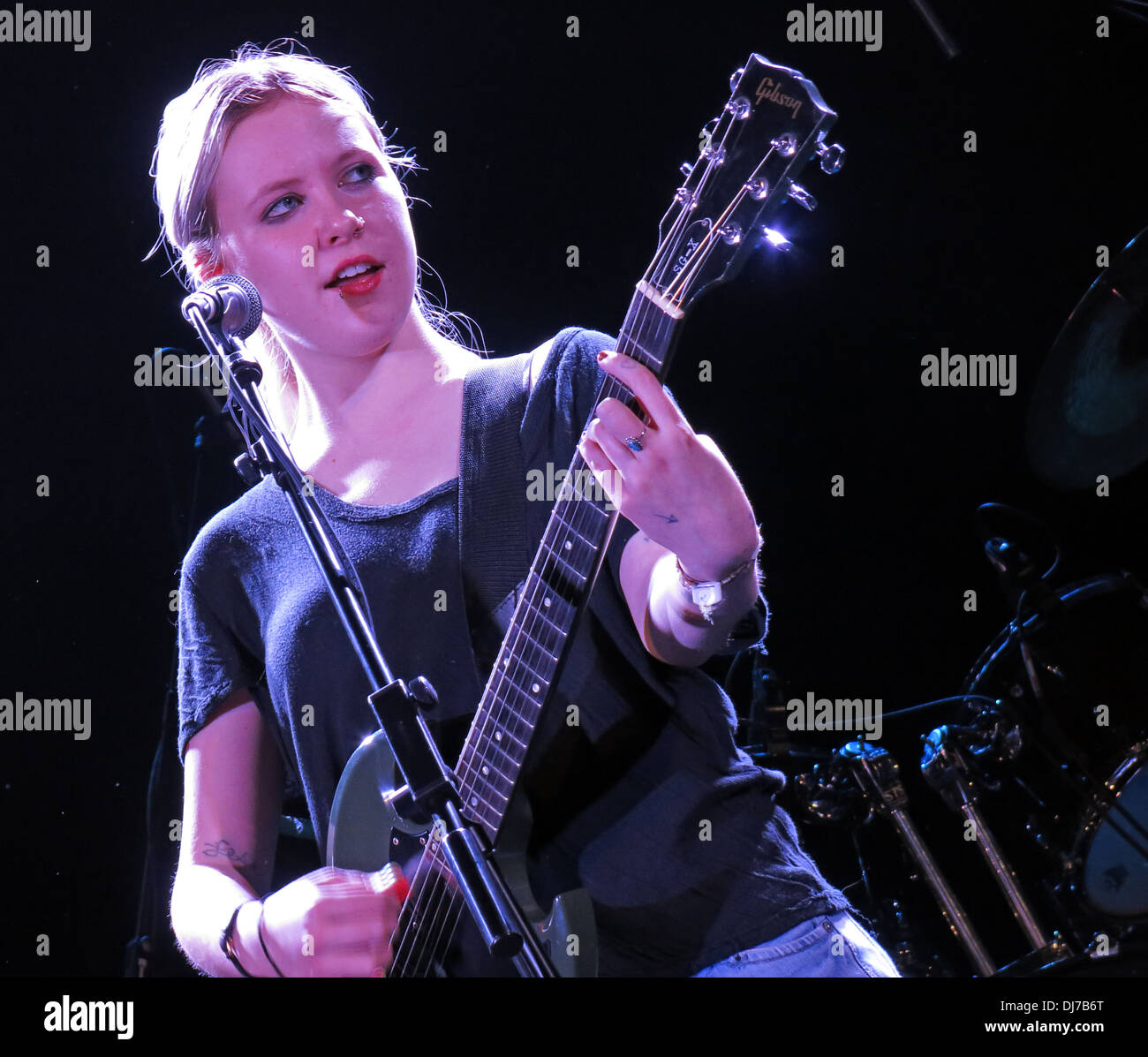 Misty Miller live Manchester academy televisione supporto 17/11/2013 Foto Stock