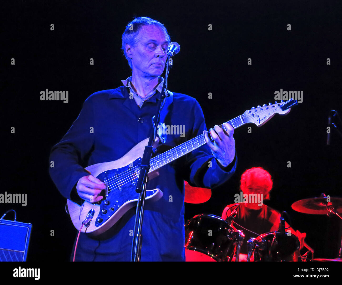 Tom Verlaine in concerto alla Manchester Academy, 17/11/2013 Inghilterra tour , Regno Unito con la band seminale Television Foto Stock