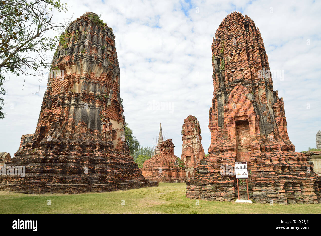 Pagoda di Wat Phra Mahathat Foto Stock