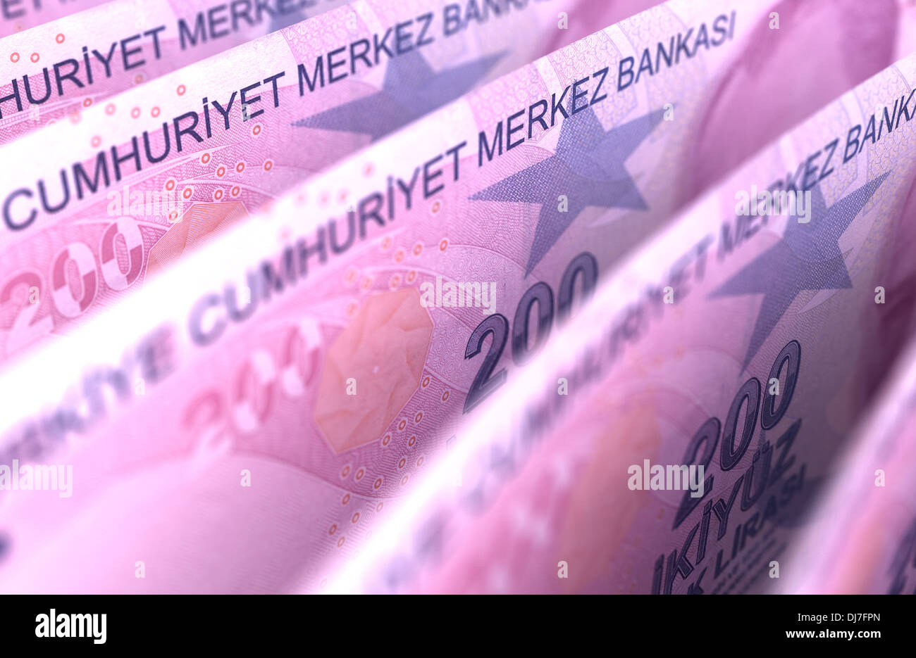 La Lira turca Close-Up (High Resolation computer immagine generata) Foto Stock