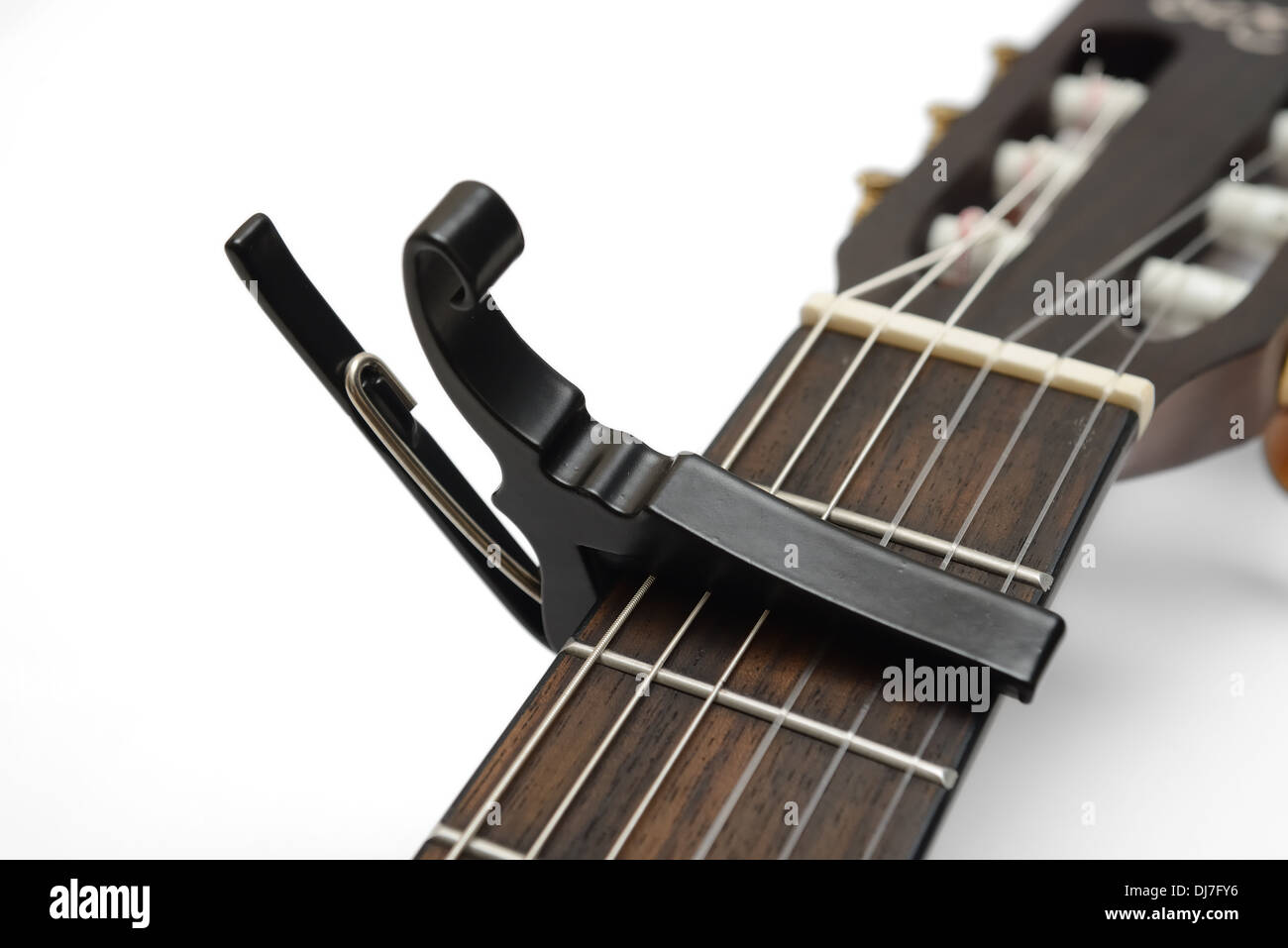 Capo chitarra Foto Stock