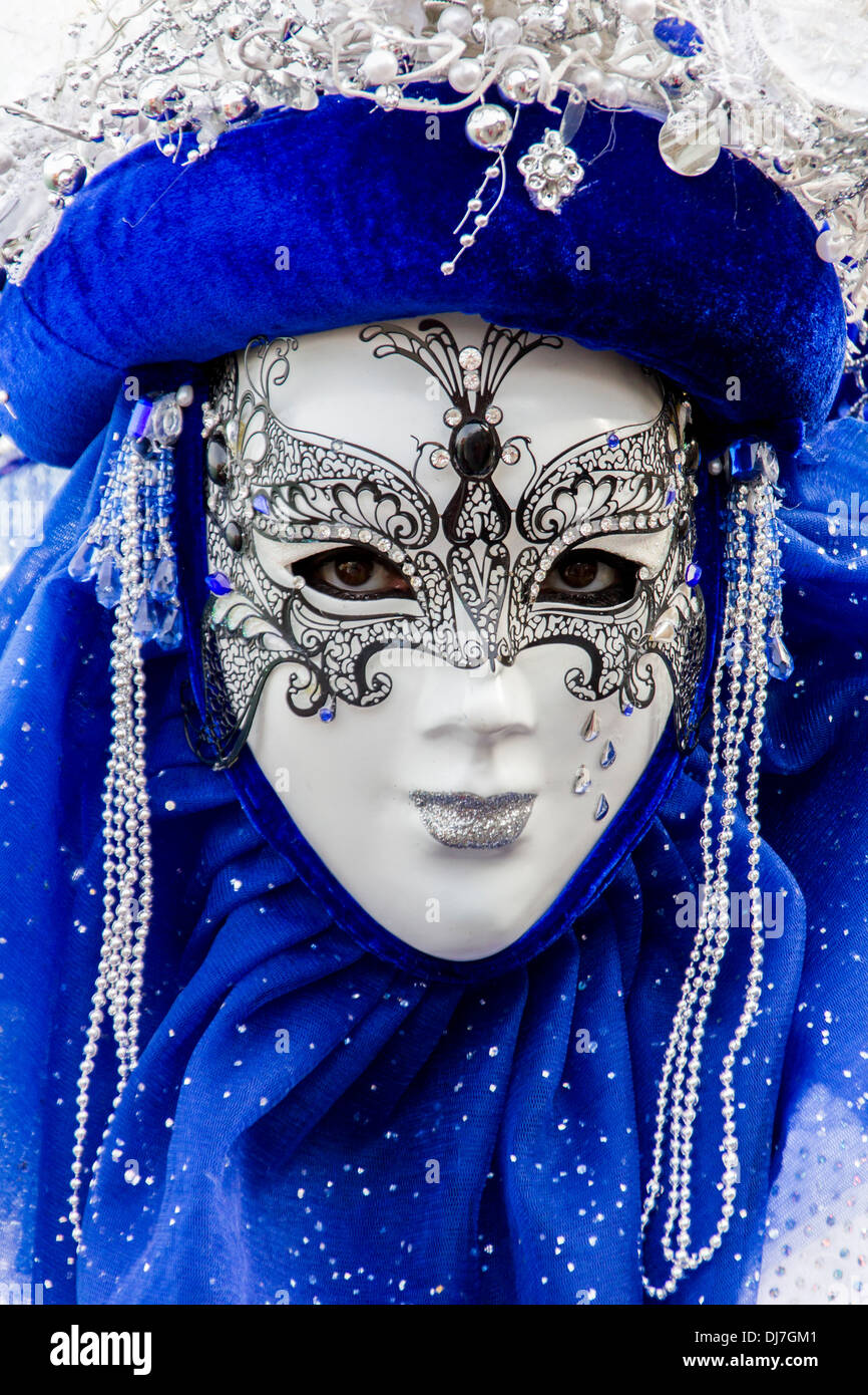 Carnevale veneziano mask Foto Stock