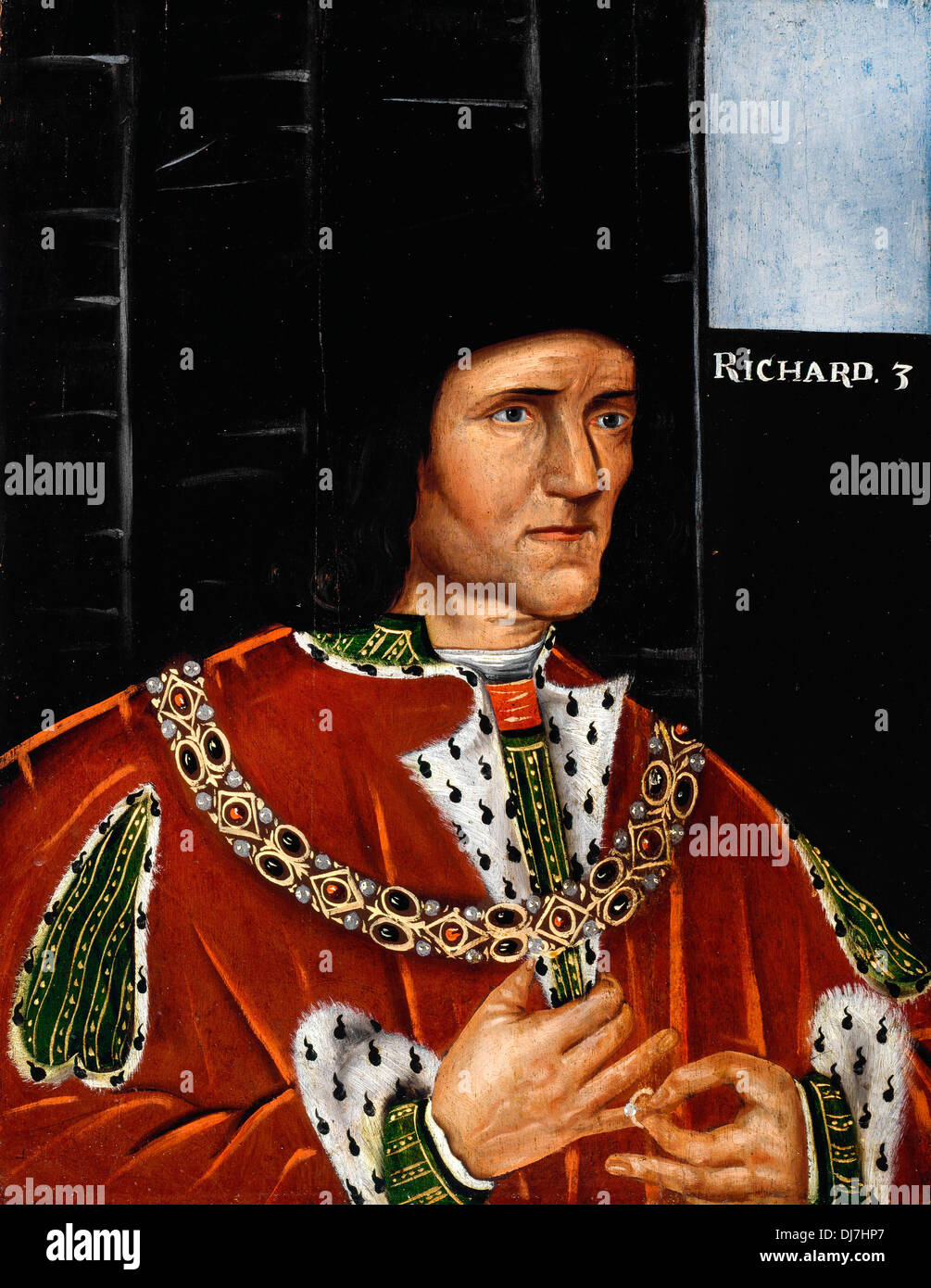 La British School. Richard III. Circa 1626. Olio su pannello. Dulwich Picture Gallery di Londra. Foto Stock