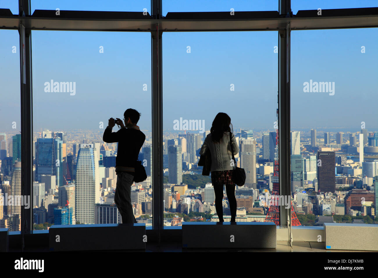 Giappone, Tokyo, Roppongi Hills, Tokyo City View osservatorio, Foto Stock