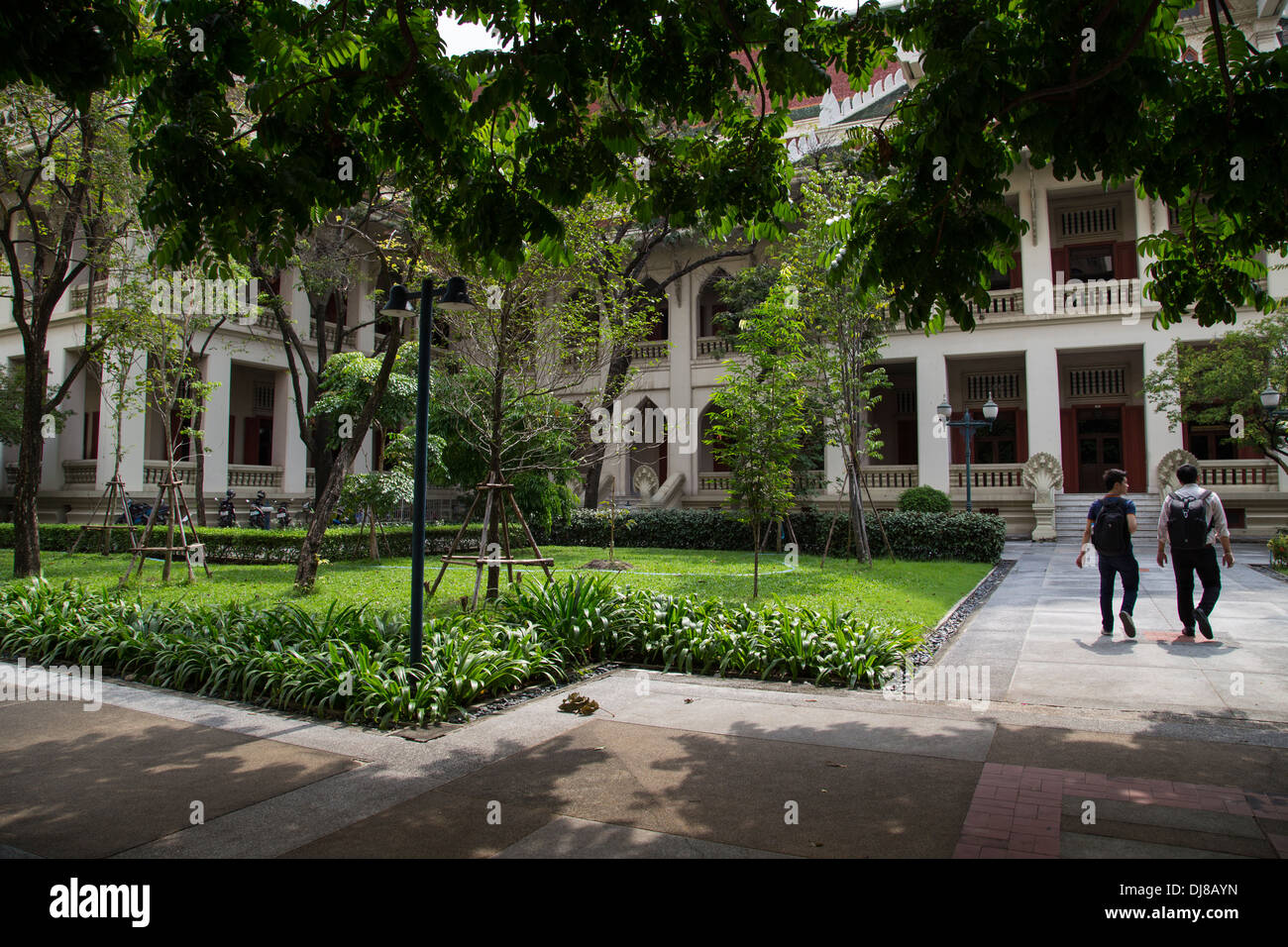 Chulalongkorn University è la più antica università in Thailandia, fondata dal re Vajiravudh chi lo ha chiamato dopo il re Chulalongkorn Foto Stock