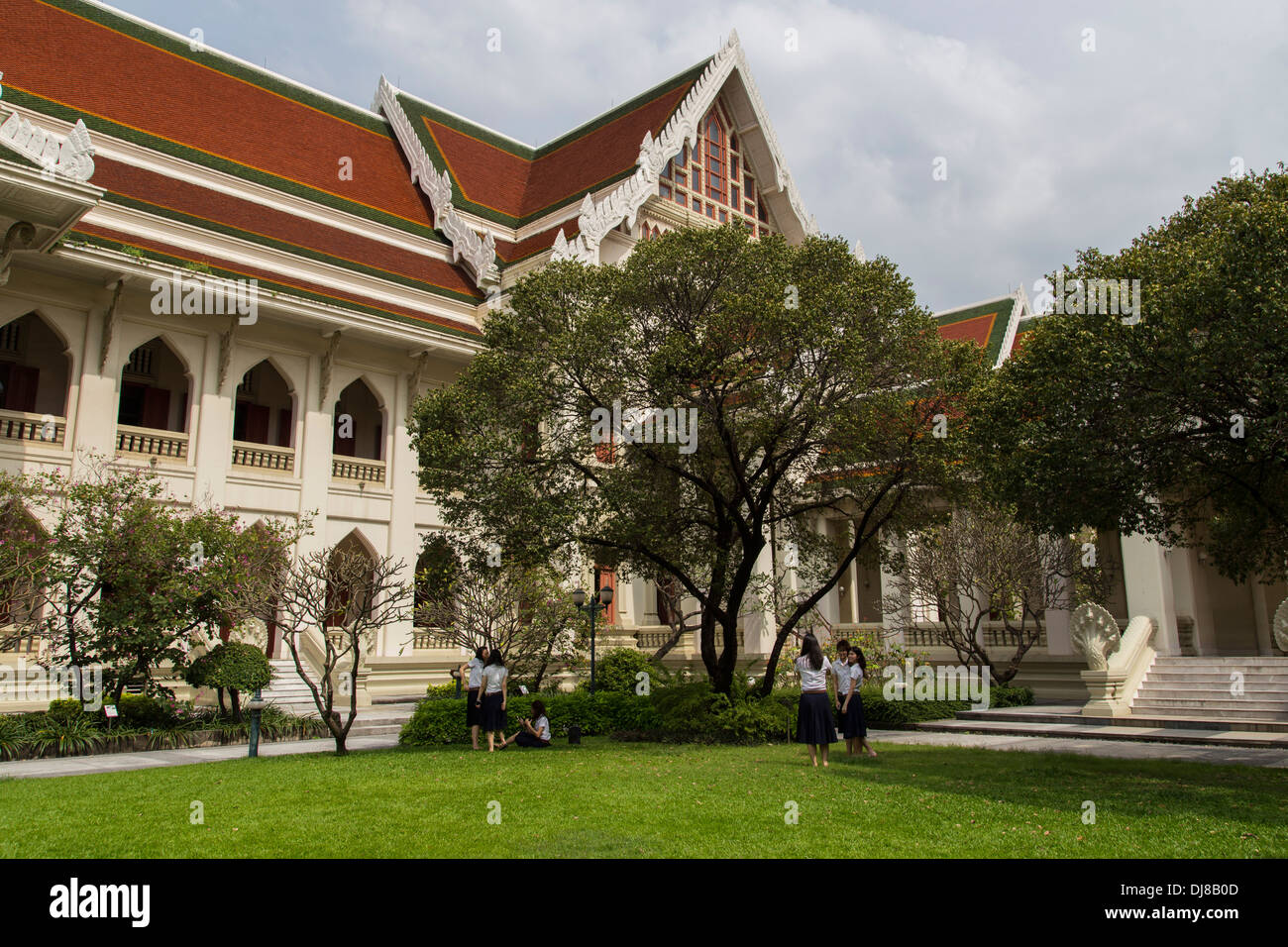 Chulalongkorn University è la più antica università in Thailandia, fondata dal re Vajiravudh chi lo ha chiamato dopo il re Chulalongkorn Foto Stock