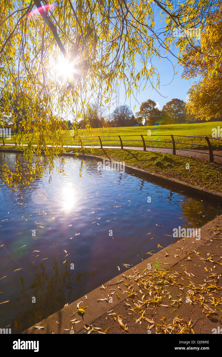 Abington Park Northampton. Foto Stock
