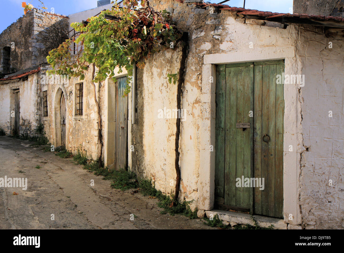 Sleeping village, Creta, Grecia Foto Stock