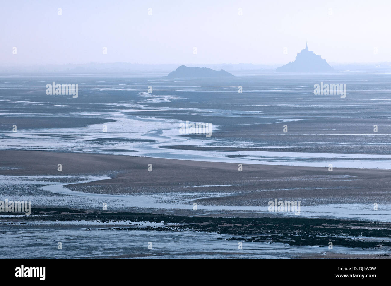 Mont st michel bay, Normandia, Francia Foto Stock