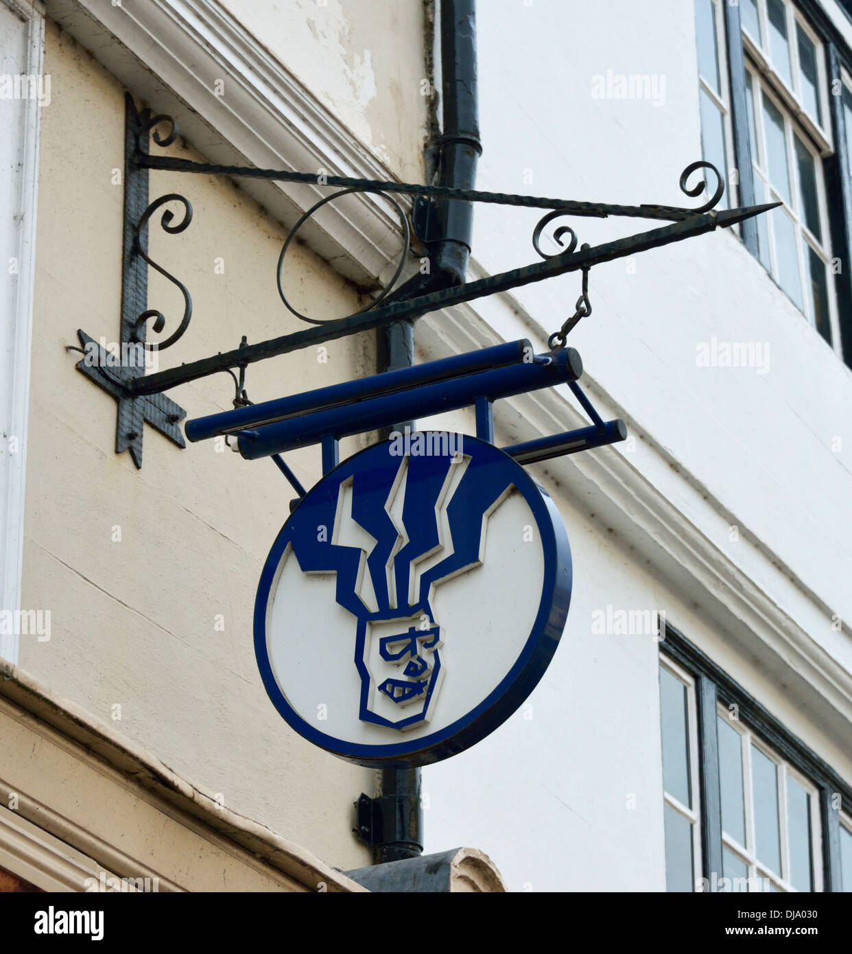 " Fat face' logo. Stricklandgate, Kendal Cumbria, England, Regno Unito, Europa. Foto Stock