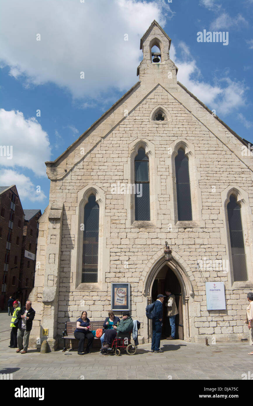 Mariner's Chapel a Gloucester Historic Dockyard Foto Stock