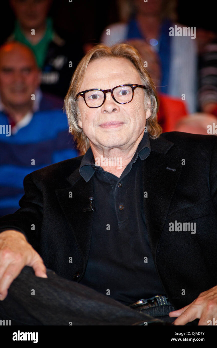 Volker Lechtenbrink su tedesco ZDF TV talkshow 'Markus Lanz' a Stahltwiete. Amburgo, Germania - 11.04.2012 Foto Stock