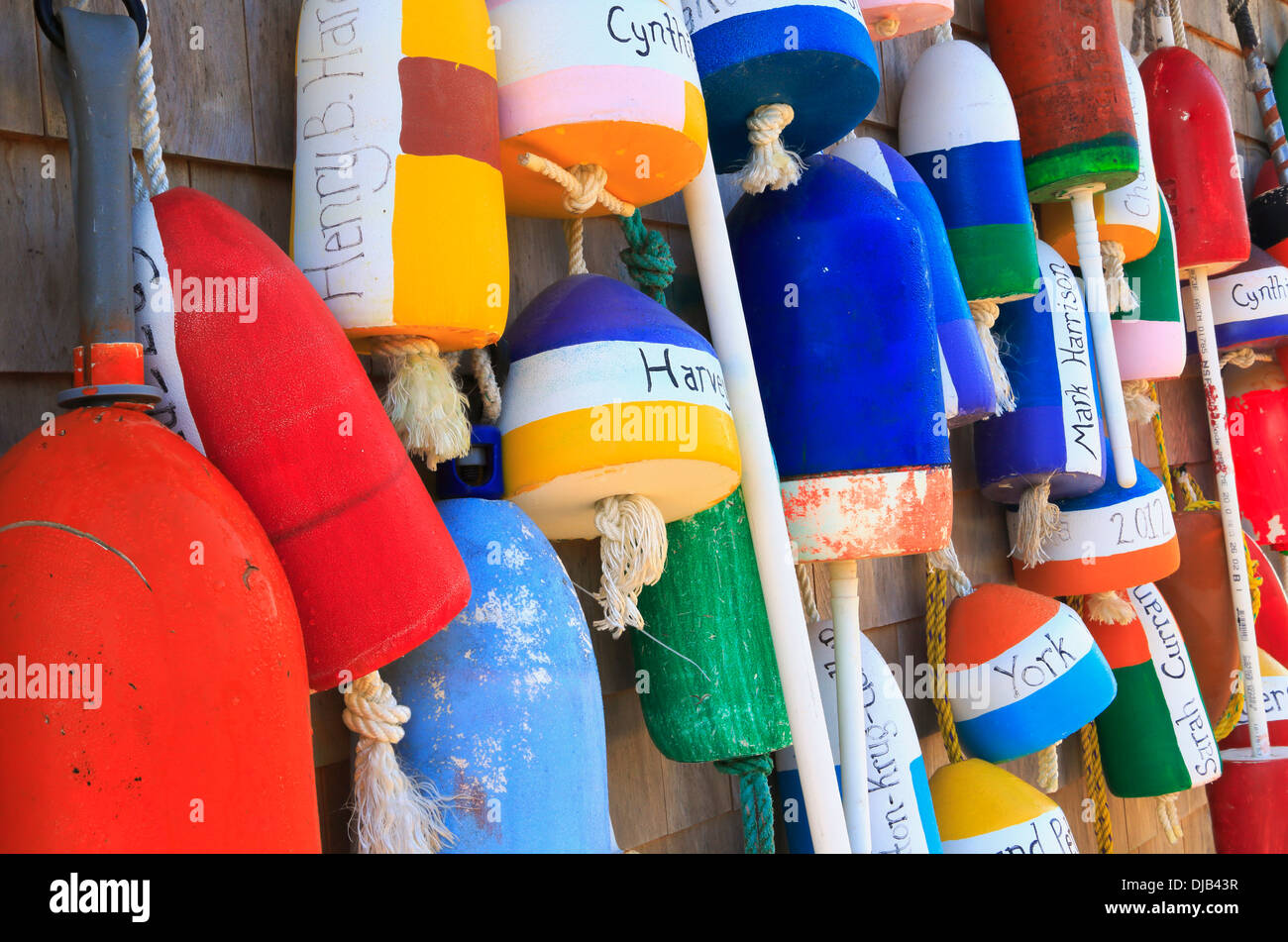 Hancock Wharf, Old York Village, York, Maine, Stati Uniti d'America Foto Stock