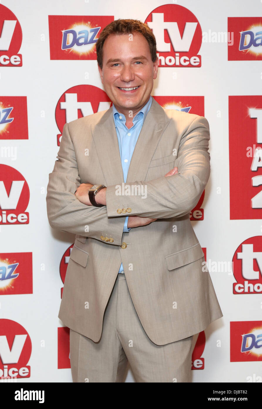 Richard Arnold l'TVChoice Awards 2012 tenutosi presso il Dorchester Hotel di arrivi - Londra, Inghilterra - 10.09.12 Foto Stock