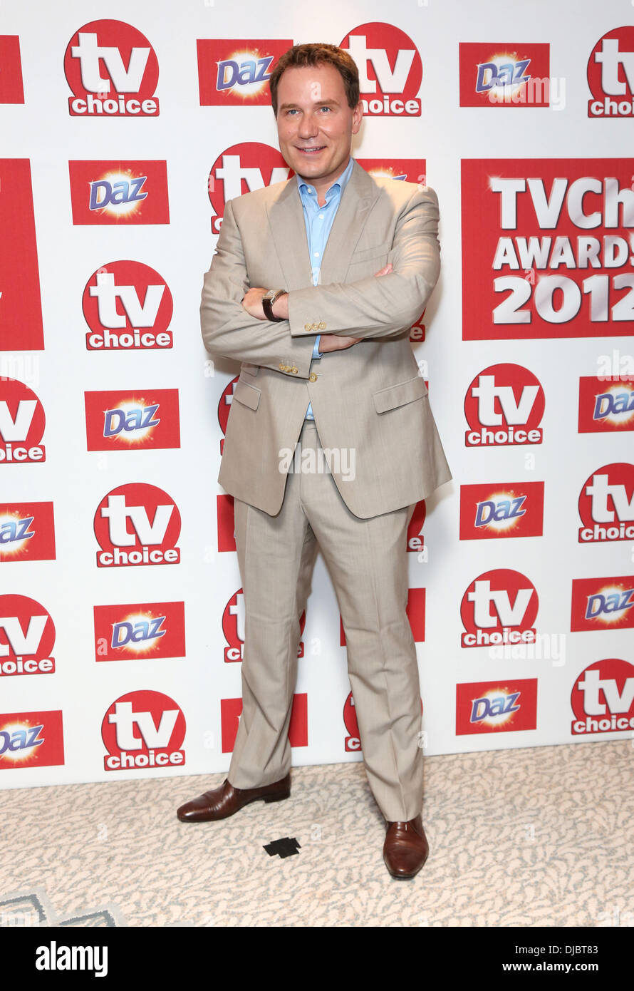 Richard Arnold l'TVChoice Awards 2012 tenutosi presso il Dorchester Hotel di arrivi - Londra, Inghilterra - 10.09.12 Foto Stock