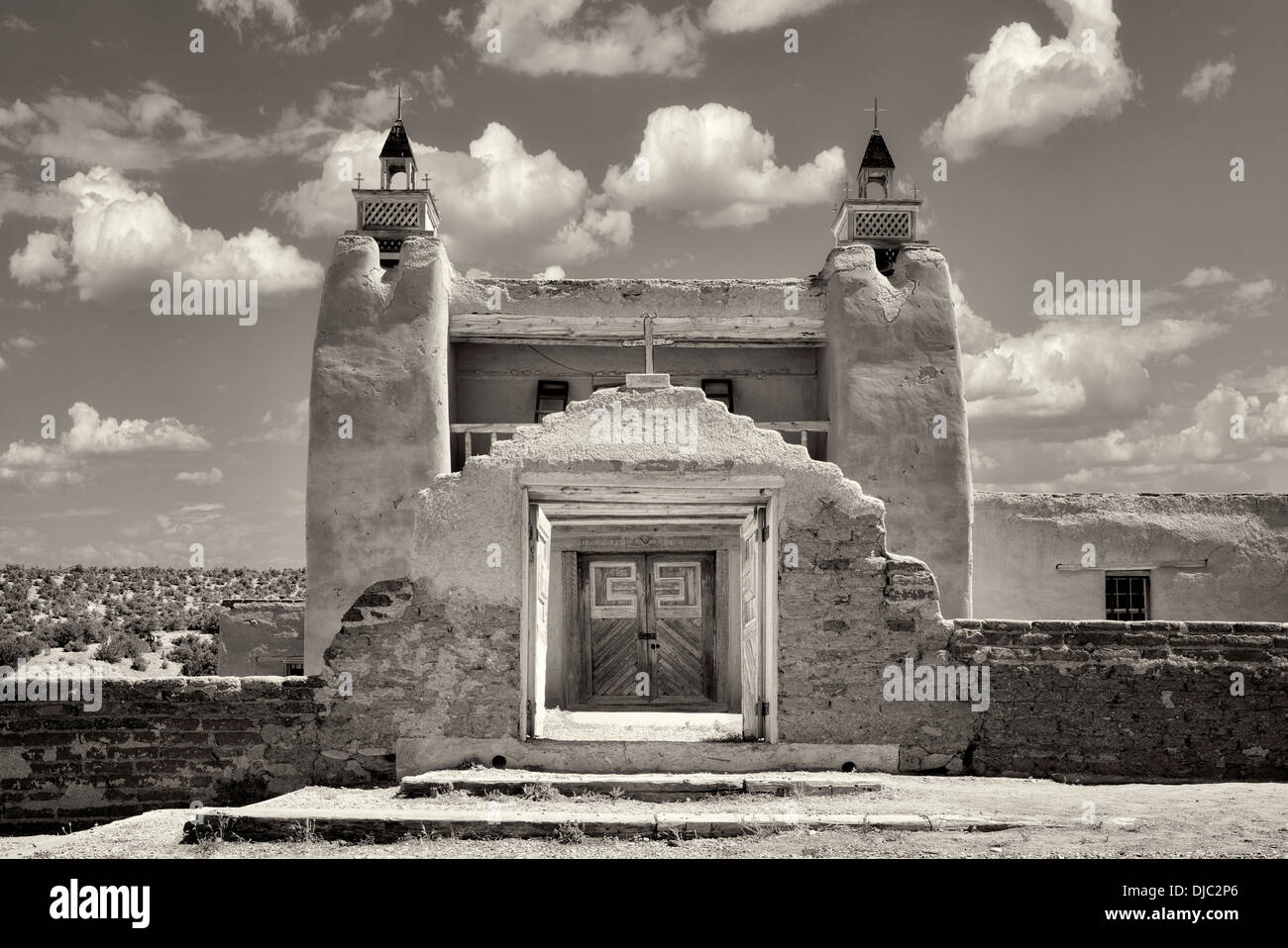San Jose de Gracia chiesa cattolica. Nuovo Messico Foto Stock