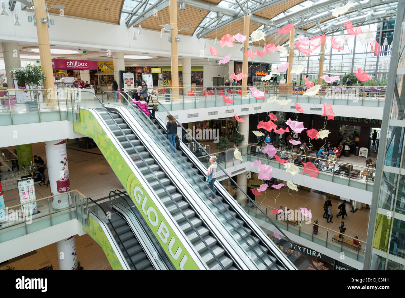 Il centro commerciale Mall, Sofia, Bulgaria Foto Stock
