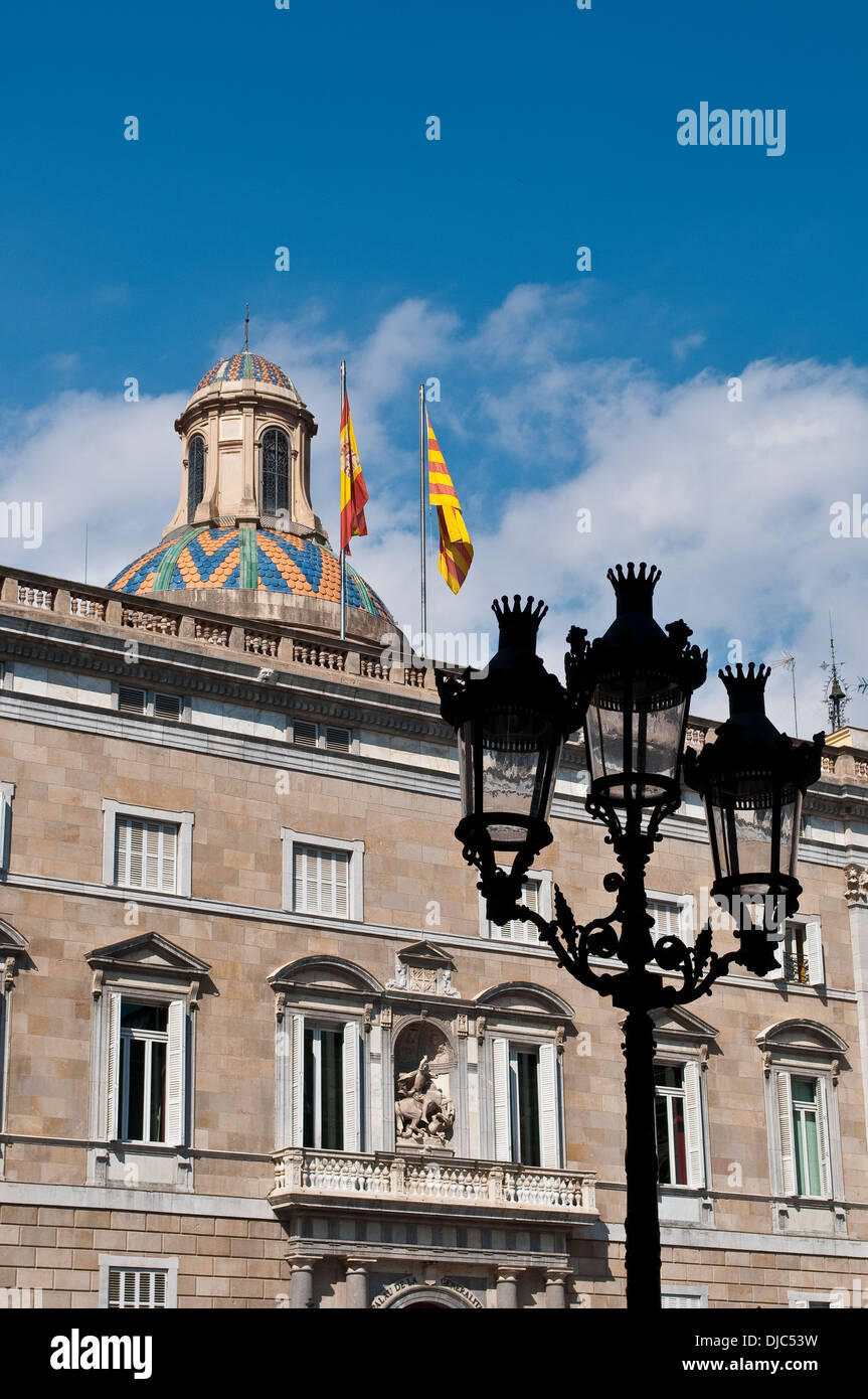 Palazzo della Generalitat della Catalogna - Generalitat de Catalunya Placa de Sant Jaume, Barcellona, Spagna Foto Stock