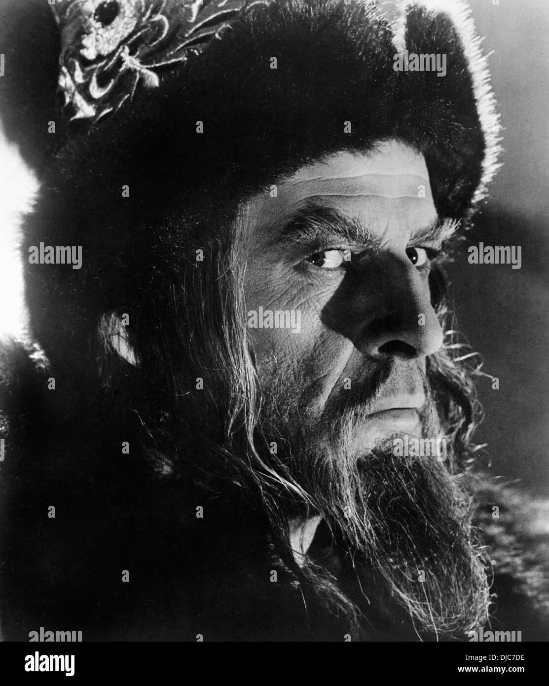 Nikolai Cherkassov sul set del film, Ivan il Terribile II (aka Ivan Groznyy II), 1945 Foto Stock