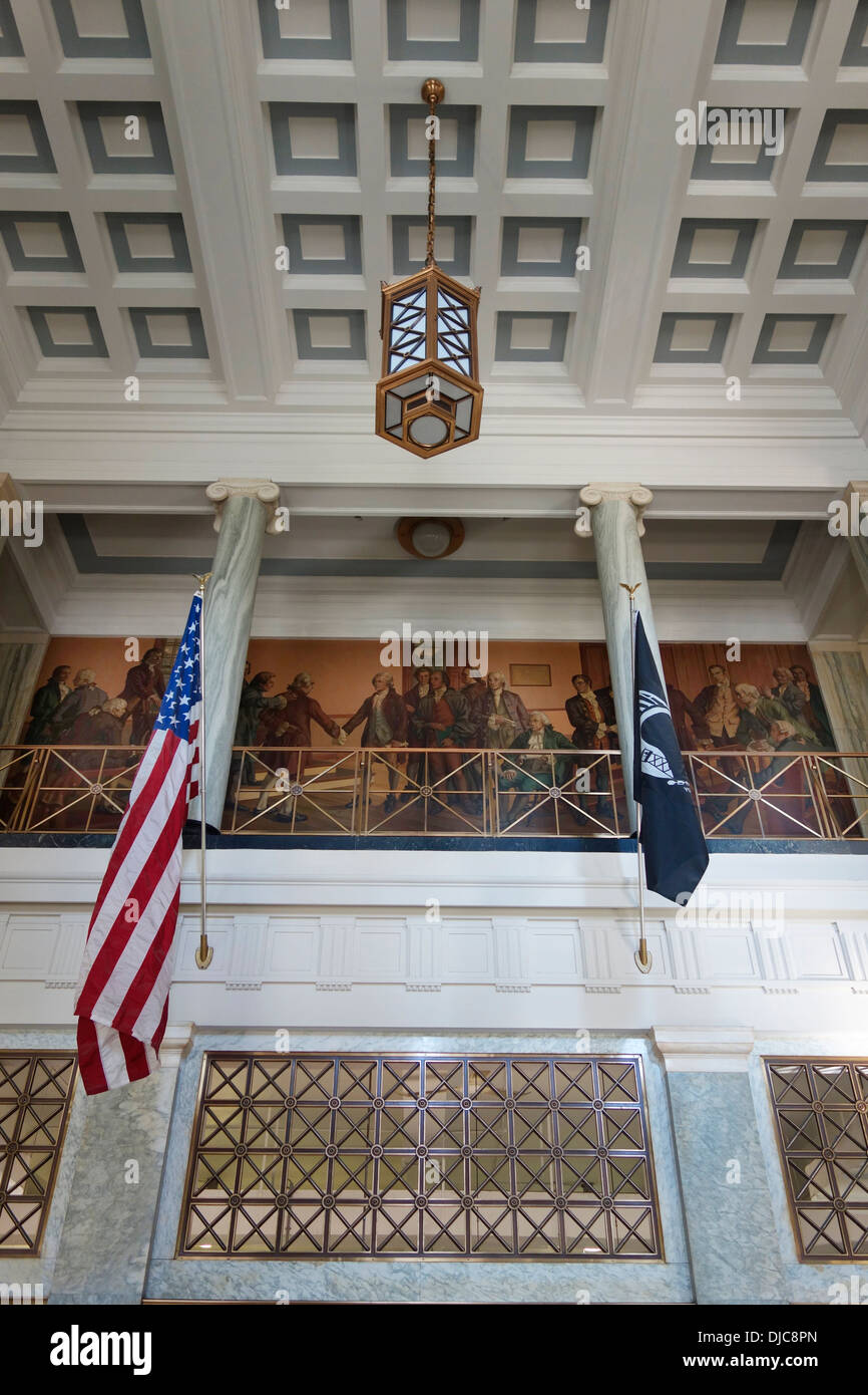 Ufficio postale di Poughkeepsie New York Foto Stock