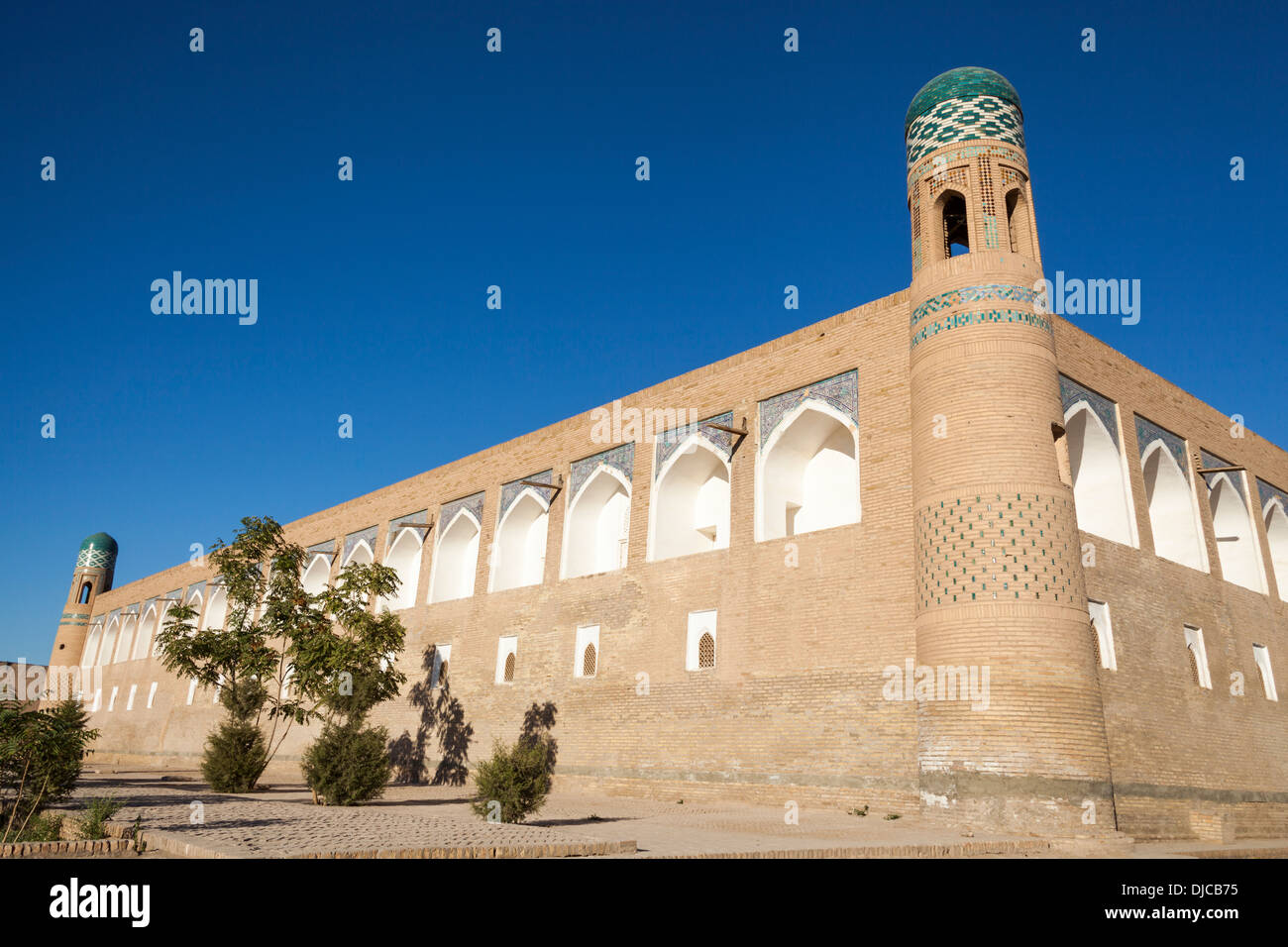 Orient Star Hotel, formerly Mohammed Amin Khan Madrasah, Ichan Kala, Khiva, Uzbekistan Foto Stock