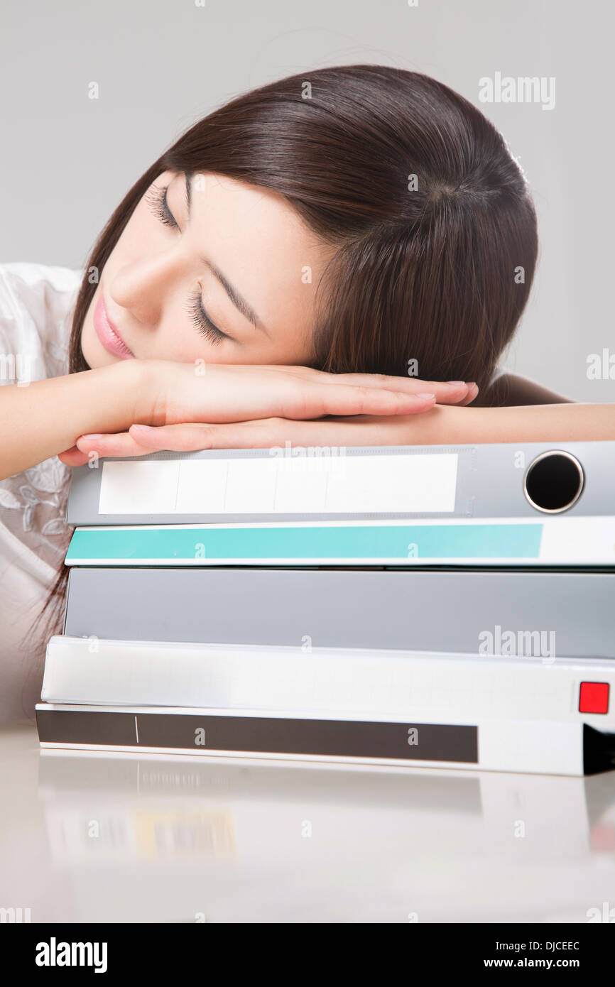 Giovane donna in Business Foto Stock