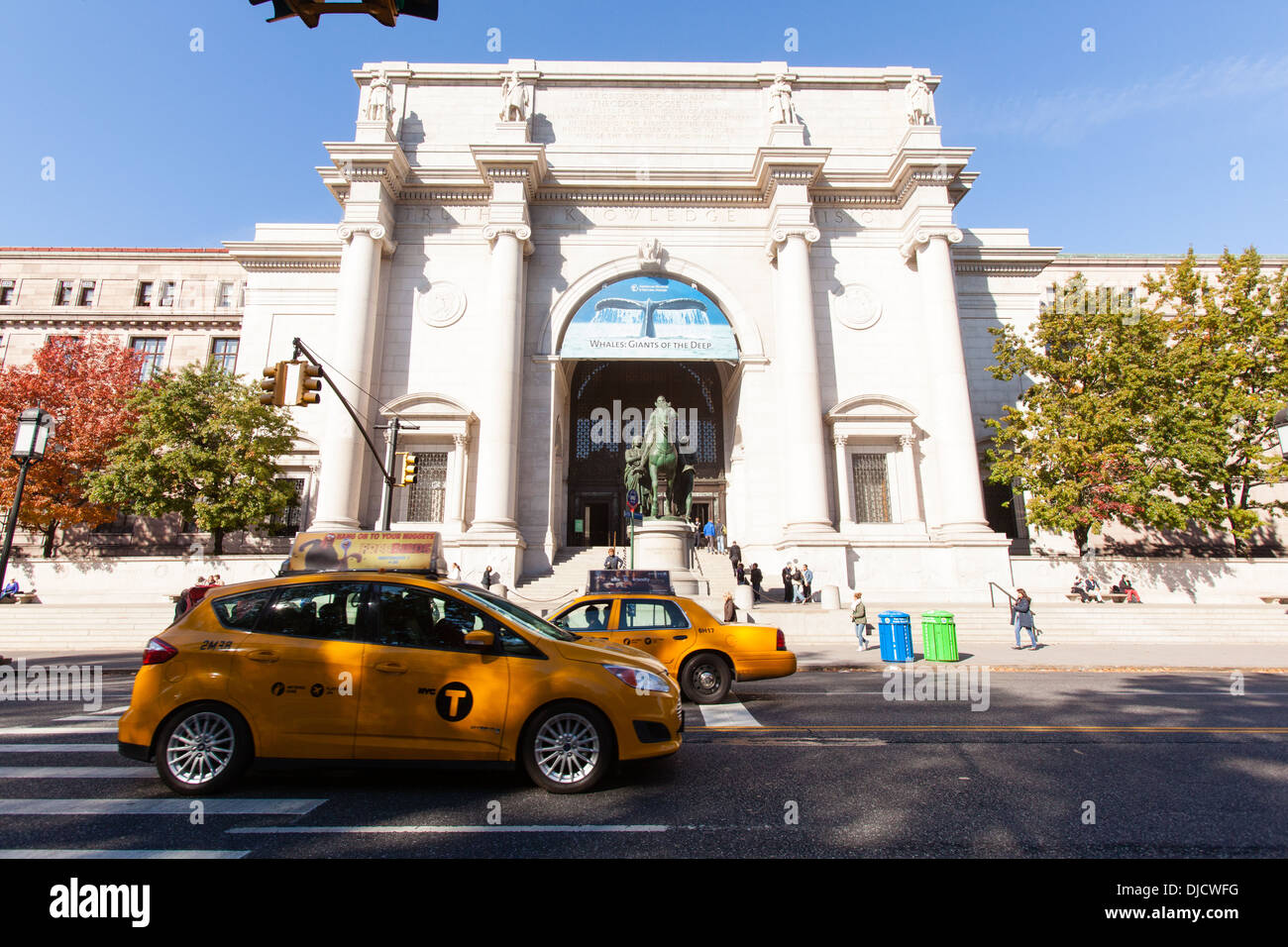 Il Museo Americano di Storia Naturale di New York City, Stati Uniti d'America. Foto Stock