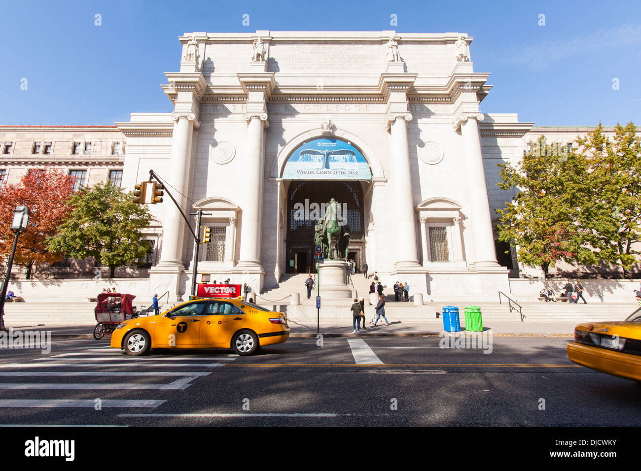 Il Museo Americano di Storia Naturale di New York City, Stati Uniti d'America. Foto Stock