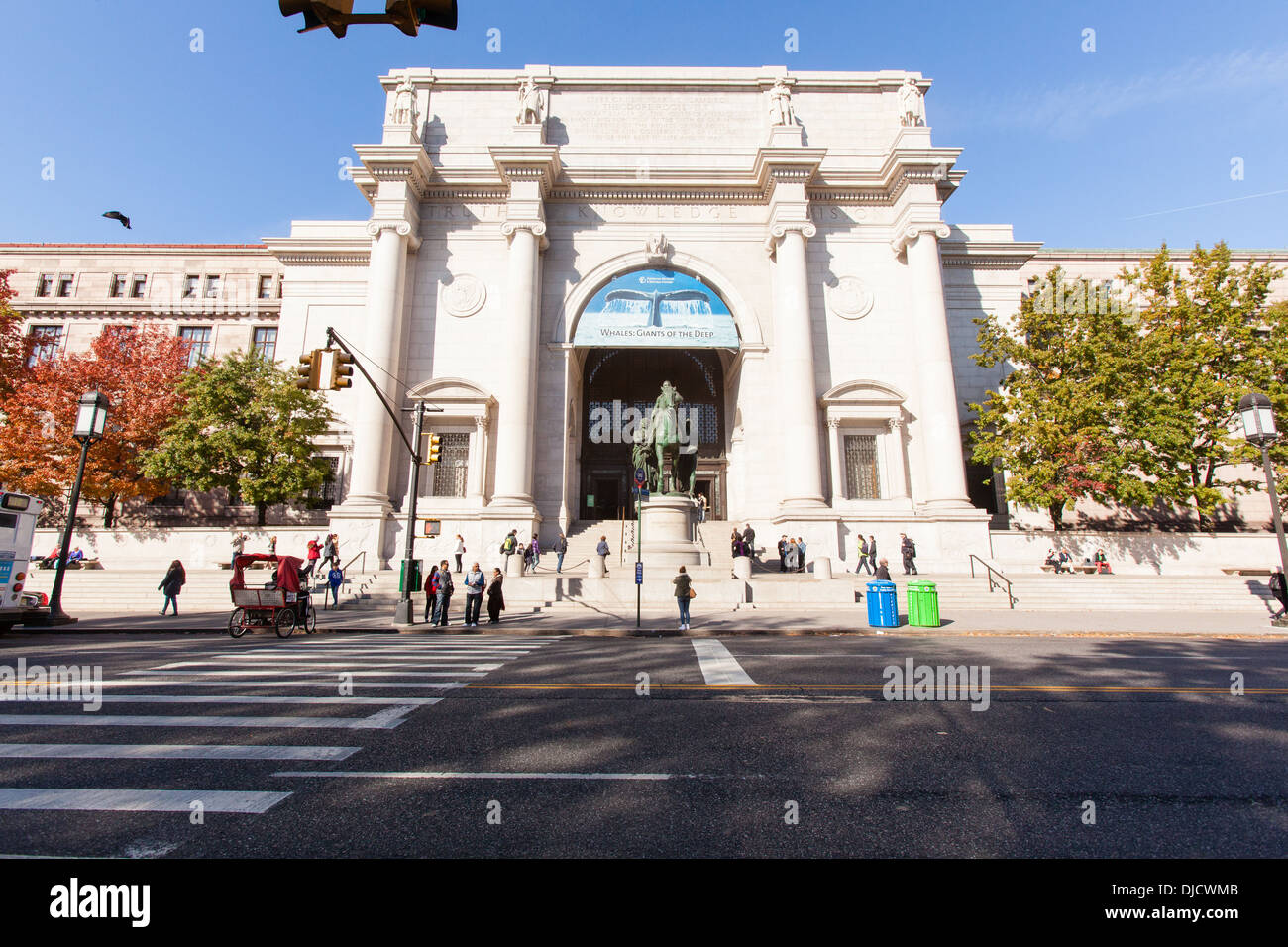 Il Museo Americano di Storia Naturale di New York City, Stati Uniti d'America. Foto Stock