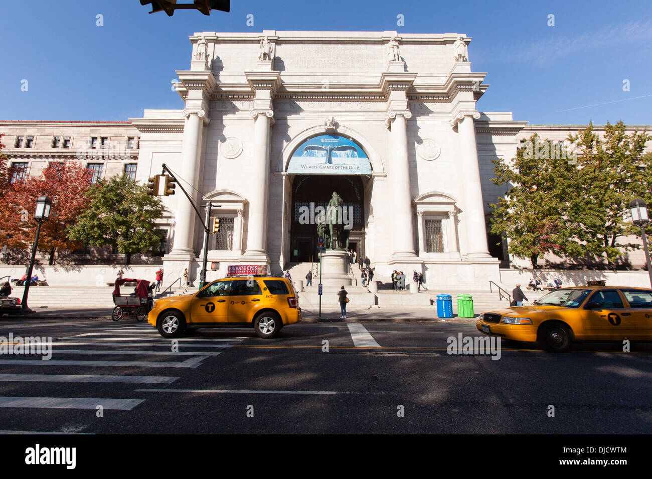 Il Museo Americano di Storia Naturale di New York City, Stati Uniti d'America. Foto Stock