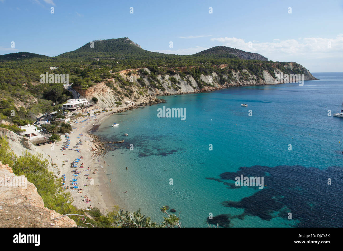 Cala d'Hort, a Sant Josep de sa Talaia, ibiza, Spagna Foto Stock