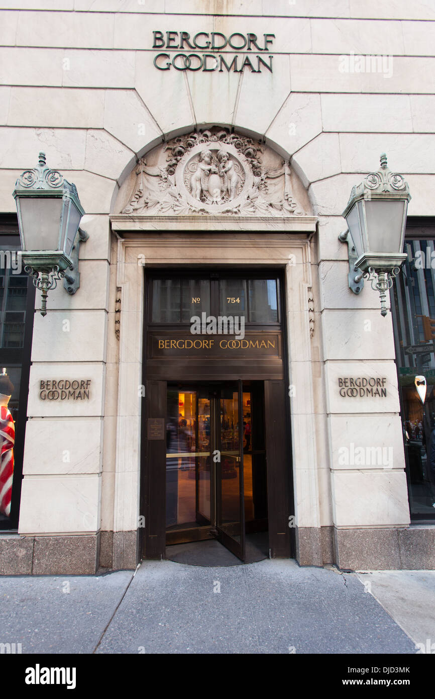 Bergdorf Goodman Department Store, Fifth Avenue, Manhattan, New York City, Stati Uniti d'America. Foto Stock