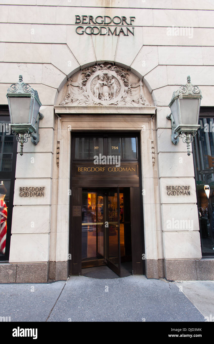 Bergdorf Goodman Department Store, Fifth Avenue, Manhattan, New York City, Stati Uniti d'America. Foto Stock
