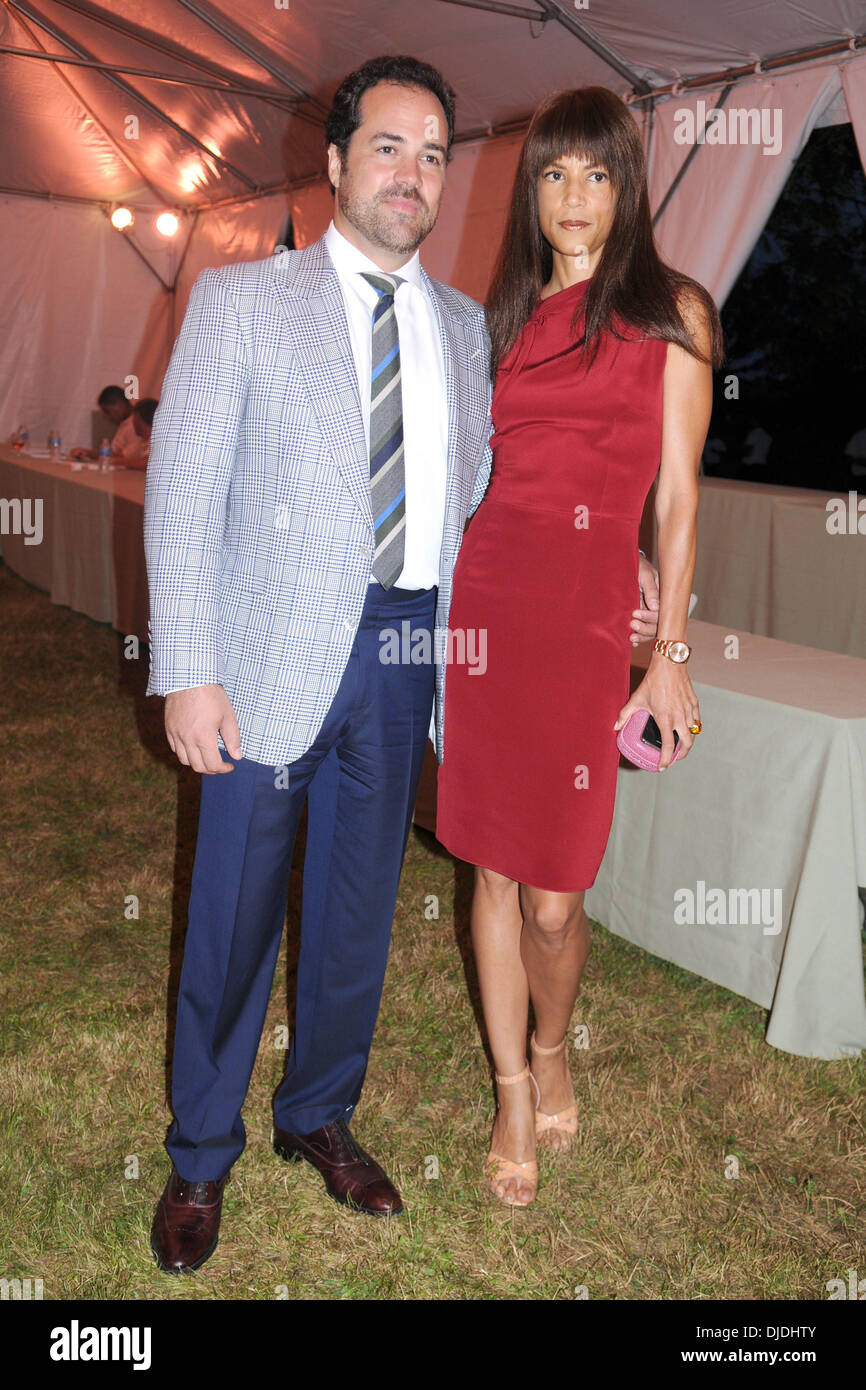 Chris Del Gatto, Veronica Webb Southampton Ospedale 54th annuale festa estiva di Southampton, New York - 04.08.12 Foto Stock