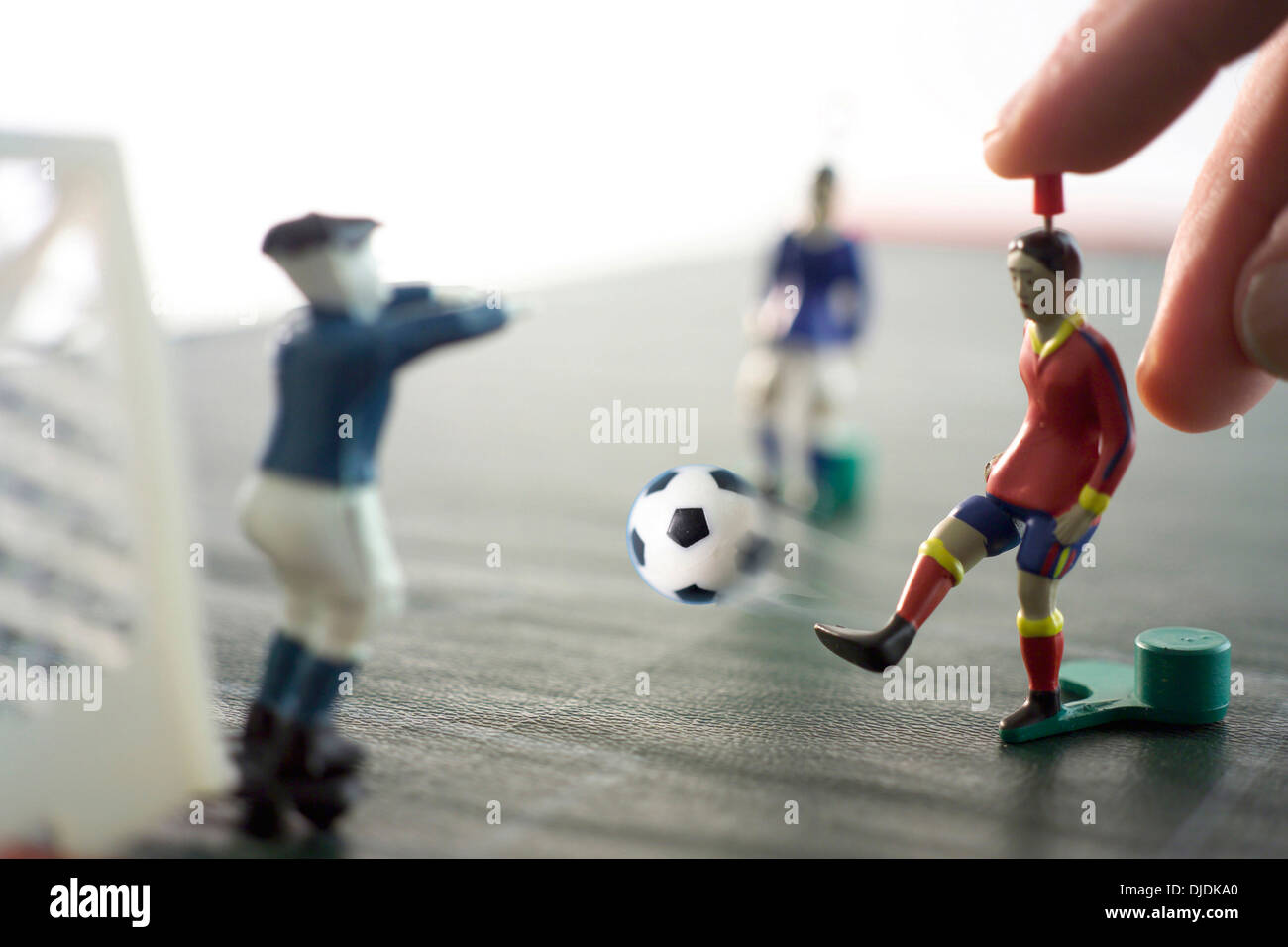 Tipp-Kick figure Foto Stock