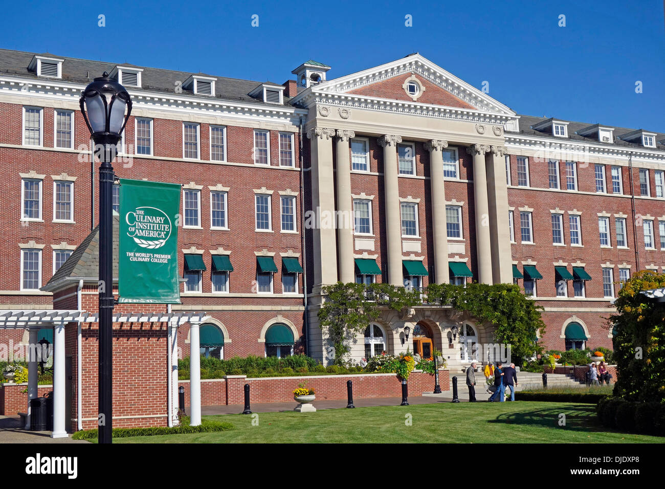 Il Culinary Institute of America edificio in Hyde Park NY Foto Stock