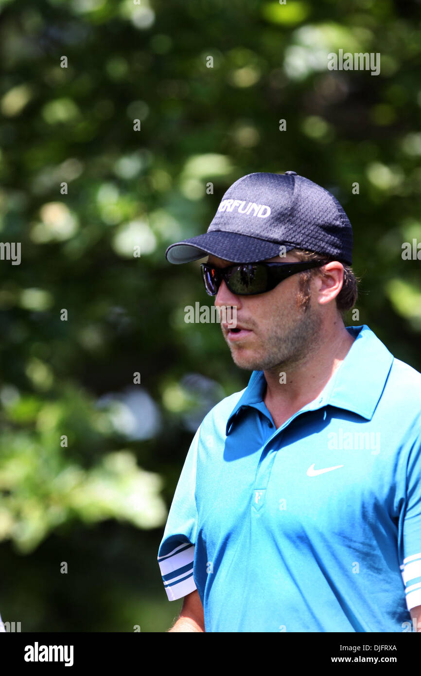 Giugno 23, 2010 - Cromwell, Connecticut, Stati Uniti - BODE MILLER, Olympic sciatore alpino a viaggiatori Celebrity Pro-Am. (Credito Immagine: © Stan Godlewski/ZUMApress.com) Foto Stock