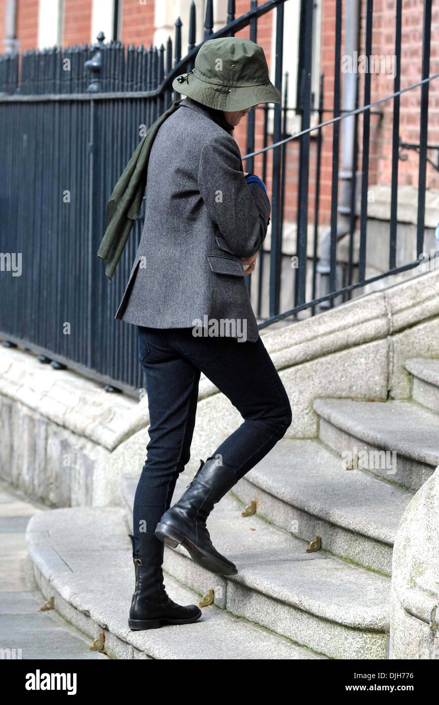 Desperate Housewives' star Marcia Cross è visto fuori e circa a Dublino Dublino Irlanda - 20.05.12 Foto Stock