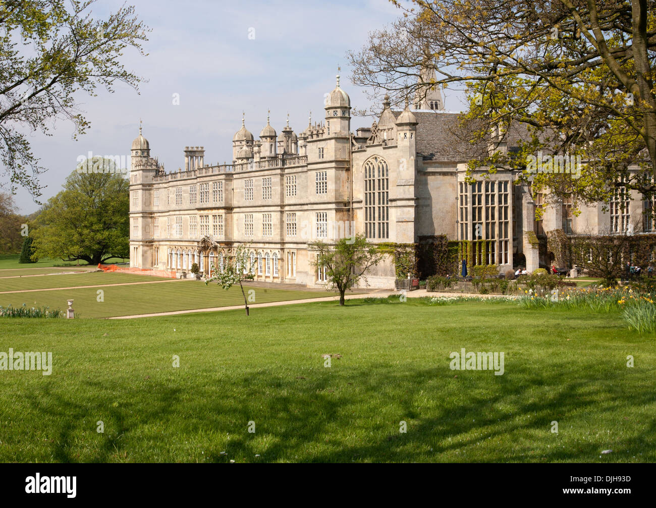 Burghley House, Stamford, Inghilterra. Foto Stock