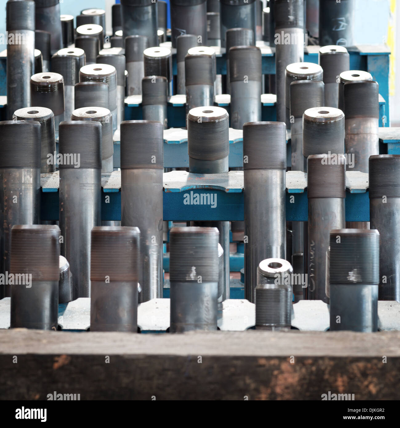 Ingranaggio albero a gomiti al di sopra della meccanica Foto Stock