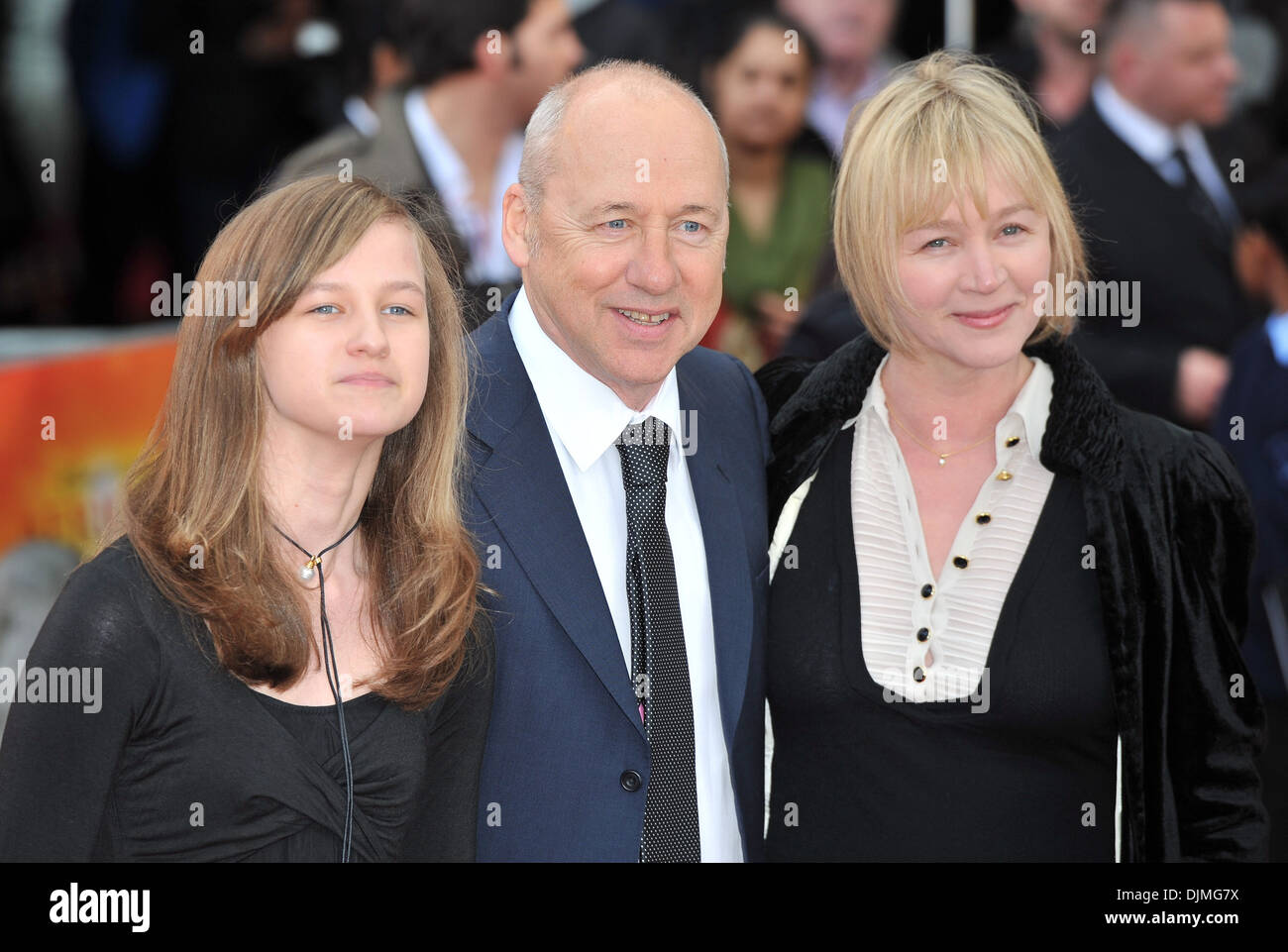 Mark Knopfler e gli ospiti gatti africani UK film Premiere detenute a BFI Southbank - Arrivi Londra Inghilterra - 25.04.12 Foto Stock