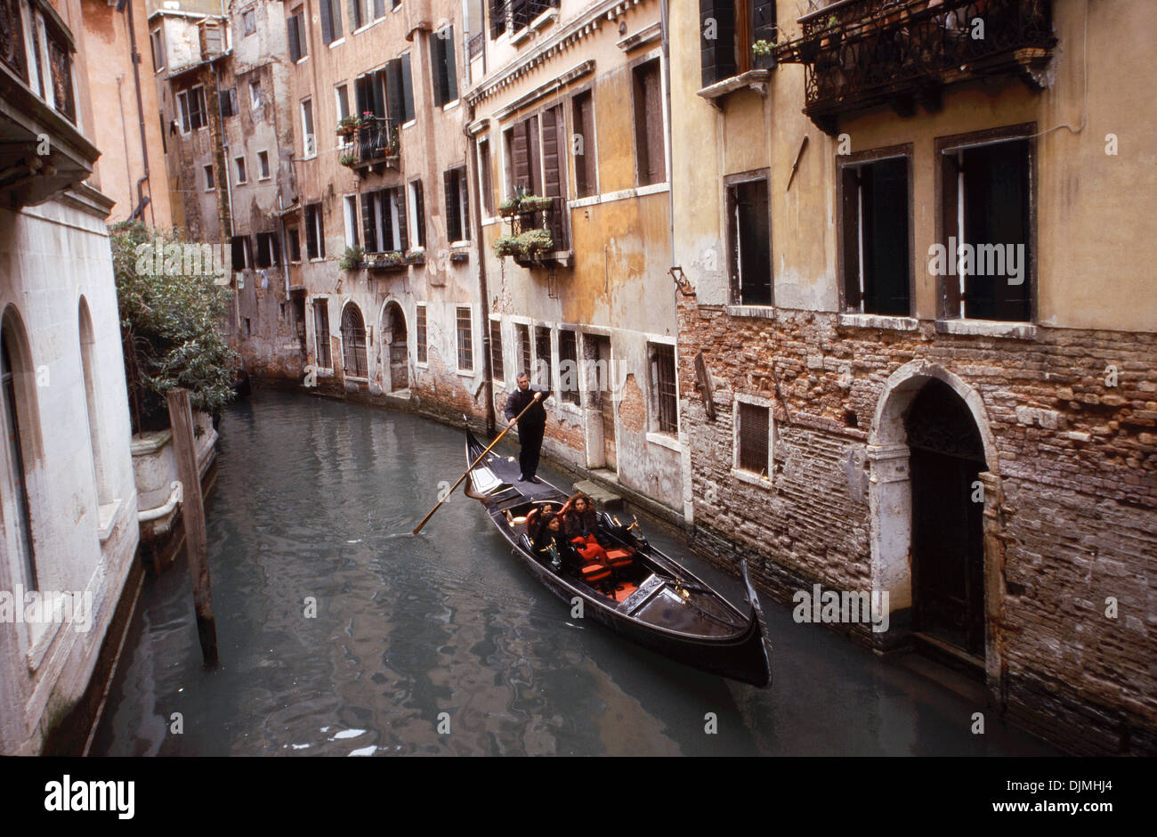 Gondole, Canal, Venezia, veneto, Italia, Europa Foto Stock