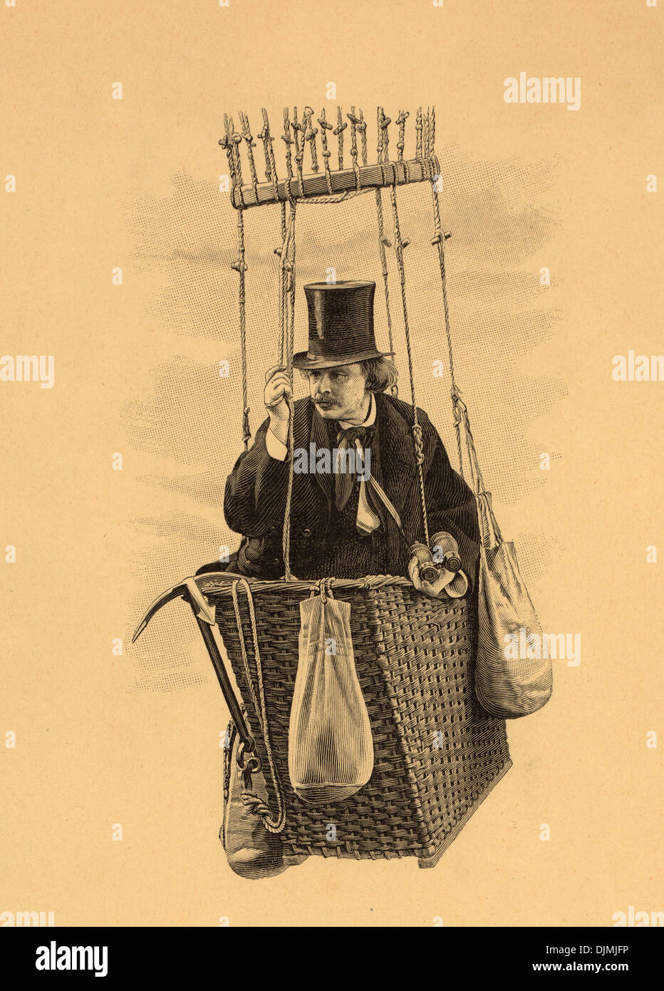 Félix Nadar era lo pseudonimo di Gaspard-Félix Tournachon, fotografo francese. Foto Stock