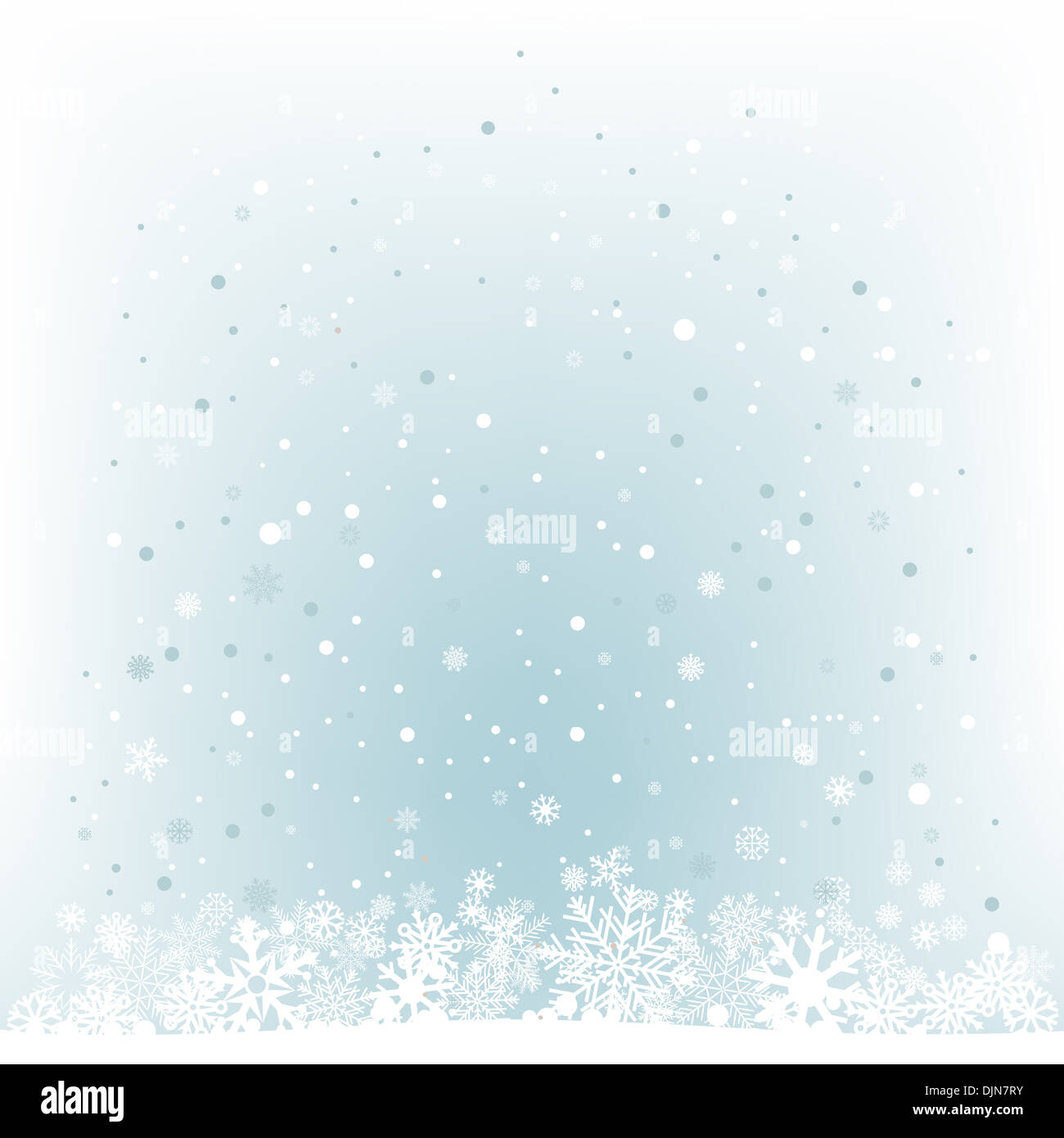 Luce morbida neve blu sullo sfondo delle maglie Foto Stock