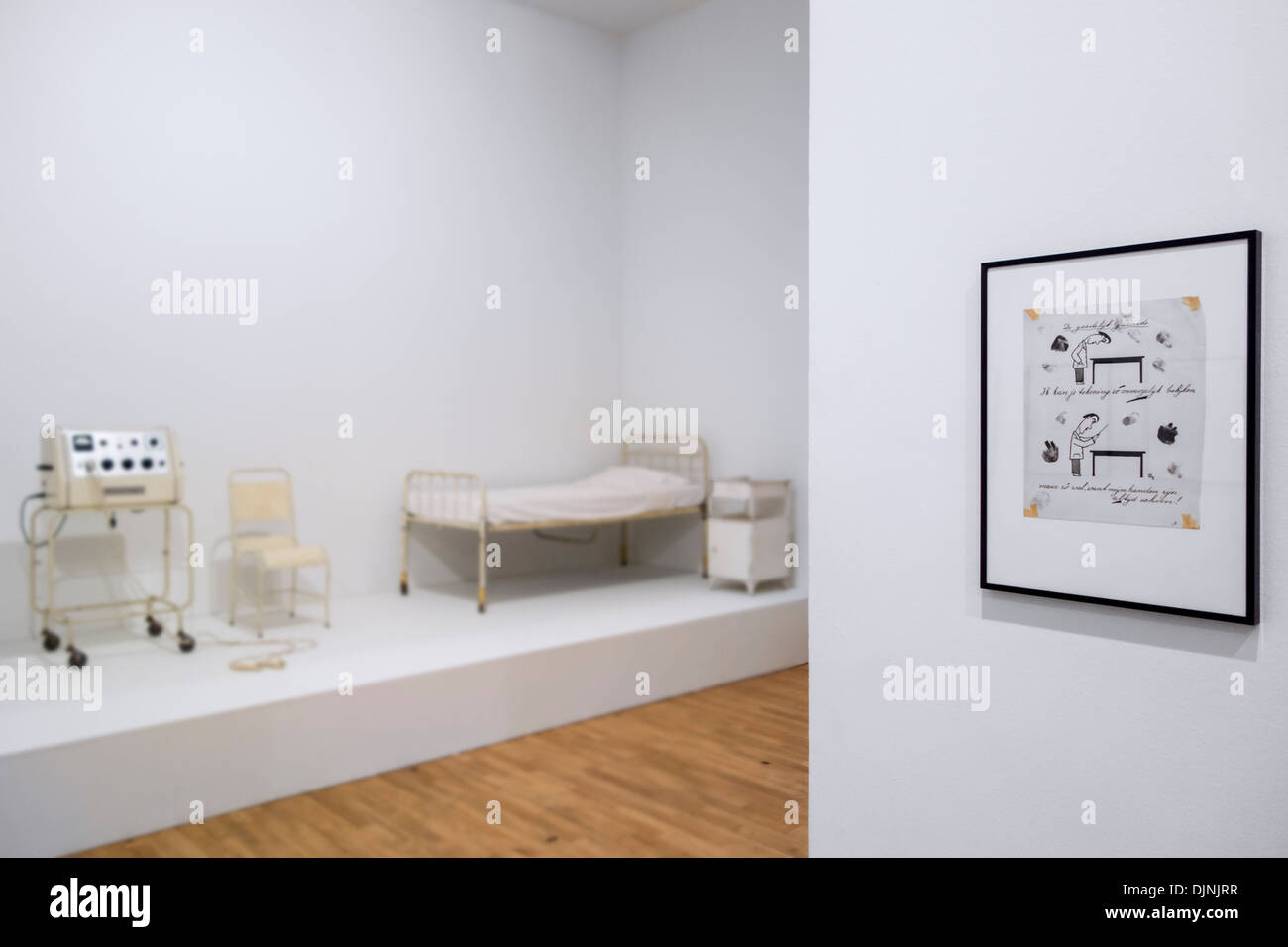 Arte moderna al SMAK, il museo municipale di arte contemporanea / Stedelijk Museum voor Actuele Kunst, Gand, Belgio Foto Stock