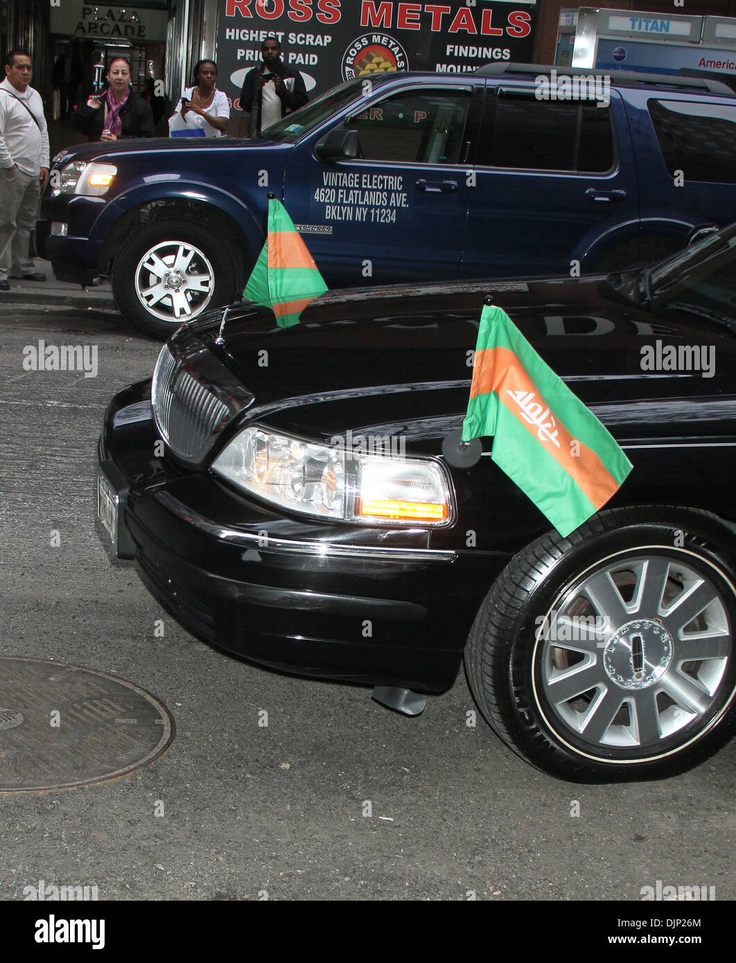 Sacha Baron Cohen presso la NBC per il "oggi" mostra New York City, Stati Uniti d'America - 07.05.12 Foto Stock