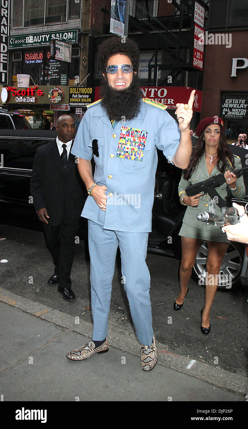 Sacha Baron Cohen presso la NBC per il "oggi" mostra New York City, Stati Uniti d'America - 07.05.12 Foto Stock