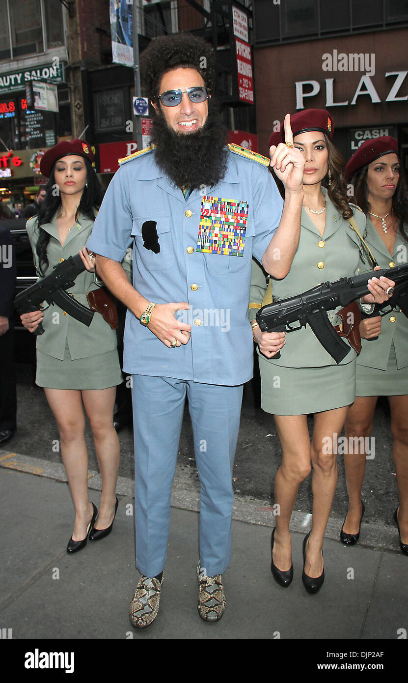 Sacha Baron Cohen presso la NBC per il "oggi" mostra New York City, Stati Uniti d'America - 07.05.12 Foto Stock