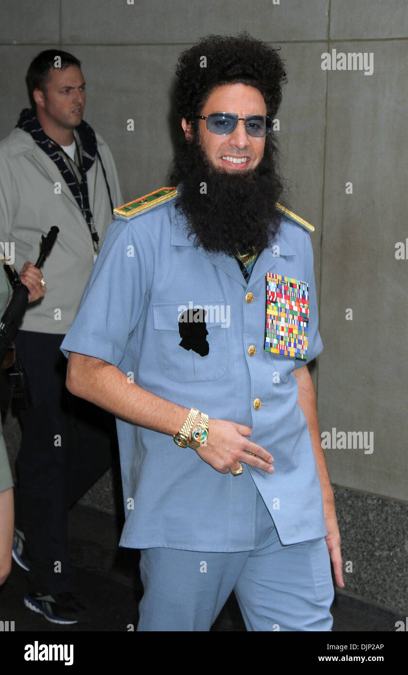 Sacha Baron Cohen presso la NBC per il "oggi" mostra New York City, Stati Uniti d'America - 07.05.12 Foto Stock