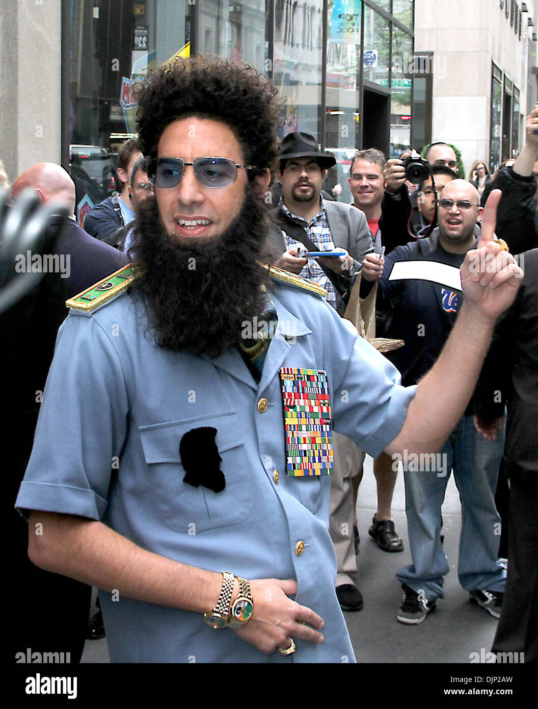 Sacha Baron Cohen presso la NBC per il "oggi" mostra New York City, Stati Uniti d'America - 07.05.12 Foto Stock